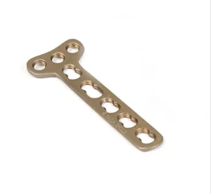 LCP T-Plate 3.5, right-angled, 3 Holes Head